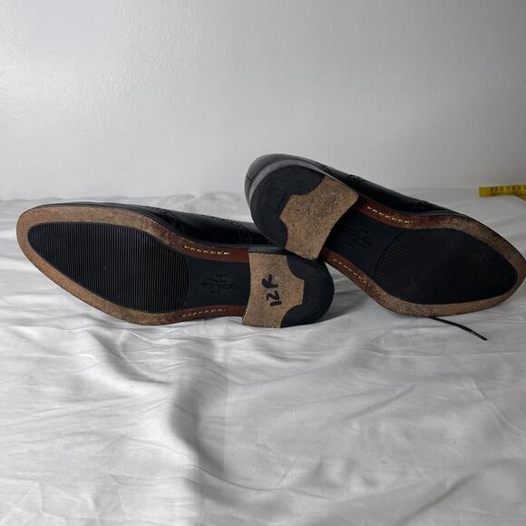 Cole Haan Black Leather Wingtip Oxford Shoes Mens Size 8.5M Brogue Dress - Picture 6 of 6